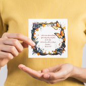 Floral Bijbelvers Feestdagenkaart