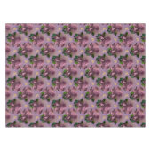 Floral bijen Damask Mauve Gold Tafelkleed (Voorkant (Horizontaal))