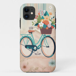 Floral Bike Ride iPhone 11 Hoesje