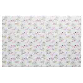 Floral Bird Cage Fabric Stof