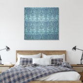 Floral Birds William Morris Brer Rabbit Canvas Afdruk (Insitu (Slaapkamer))