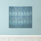 Floral Birds William Morris Brer Rabbit Canvas Afdruk (Insitu (Houten vloer))