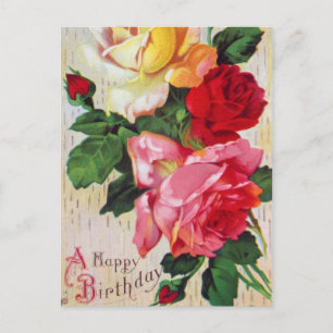 Floral Birthday Briefkaart