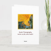 Floral Birthday Card Kaart (Achterkant)