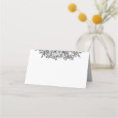  Floral Black White Wedding (Achterkant)