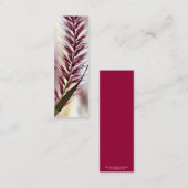 Floral Bladwijzer Mini Visitekaartje (Voorkant / Achterkant)