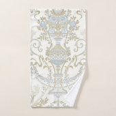 Floral blanc Regina (Serviette à main)