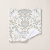 Floral blanc Regina (Gant de toilette)