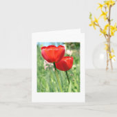 Floral Blank Notecard Kaart (Gele Bloem)