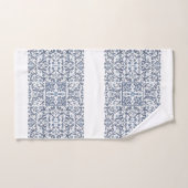 Floral bleu Denim (Serviette à main)