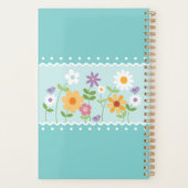 Floral bleu personnalisable (Dos)