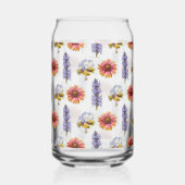 Floral Blikvorm Glas (Voorkant)