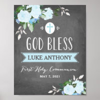 Floral Blooms Chalkboard Gods Zonder Samenwerkings