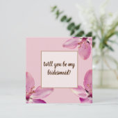 Floral Blossoms Serez-vous ma carte fleurie (Debout devant)