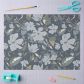 Floral Blue Clematis Flowers Tissuepapier (Craft)