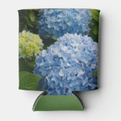 Floral Blue Hydrangea Foto Blikjeskoeler (Voorkant)