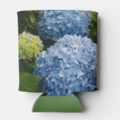 Floral Blue Hydrangea Foto Blikjeskoeler (Achterkant)