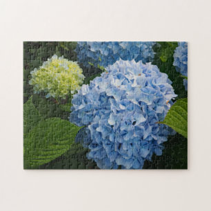 Floral Blue Hydrangea Foto Legpuzzel