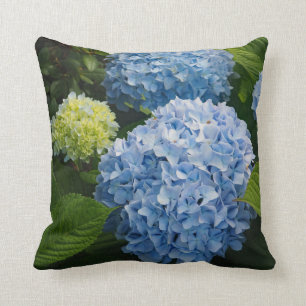 Floral Blue Hydrangea Photo Kussen