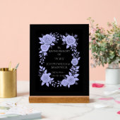 FLORAL BLUE. IN LOVING MEMORY KEEPSAKE, (Mariage)
