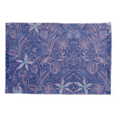 FLORAL Blue | LORD-ZWART MET SLAPSTAND | CHRISTELI Kussensloop (Achterkant)