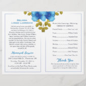 Floral Blue Memorial ou le programme de services f (Dos)