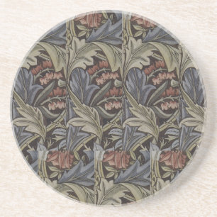 Floral Blue Pink William Morris Bluebell Zandsteen Onderzetter