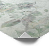 Floral Blue Poster (Hoek)
