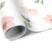 Floral Blush Cadeaupapier (Rol Hoek)