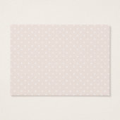 Floral Blush manuscrit Baisers de Guise Carte (Dos)