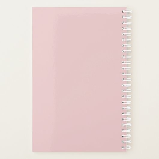 Floral Blush rose Roses Wedding planner (Dos)