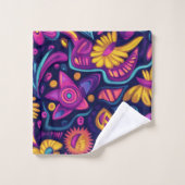 Floral Boho Abstract colorful 11 (Gant de toilette)
