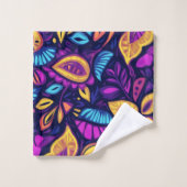 Floral Boho Abstract colorful 2 (Gant de toilette)