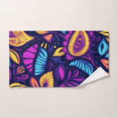 Floral Boho Abstract colorful 2 (Serviette à main)