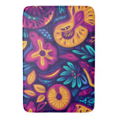 Floral Boho Abstract kleurrijk 4 Badmat (Voorkant Verticaal)