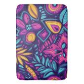 Floral Boho Abstract kleurrijk 8 Badmat (Voorkant Verticaal)