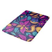 Floral Boho Abstract kleurrijk Badmat (Gekanteld)