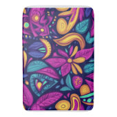 Floral Boho Abstract kleurrijk Badmat (Voorkant Verticaal)
