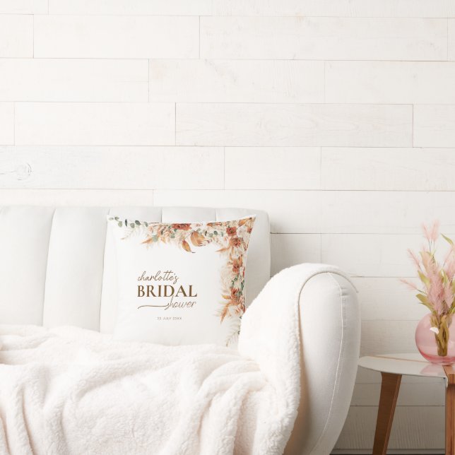 Floral Boho chique bruiloft & Vrijgezellenfeest ca Kussen (Bank)