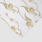 Floral Boho Daisy Chain Pattern Decopage Tissuepapier (Detail)
