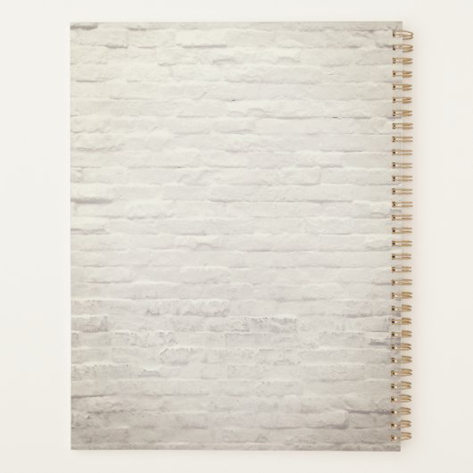 Floral Boho Giraffe Blanc en brique (Dos)