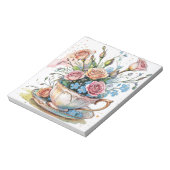 Floral boho notitieblok (Gedraaid)