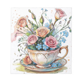 Floral boho notitieblok