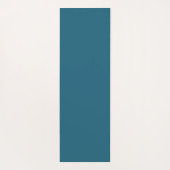 Floral Boho Pattern Custom Name Yoga Mat (Achterkant)