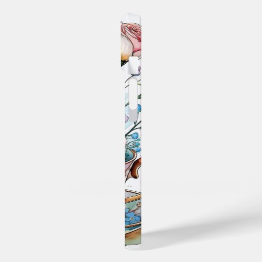 Floral boho phonecase Case-Mate iPhone case (Achterkant / Links)