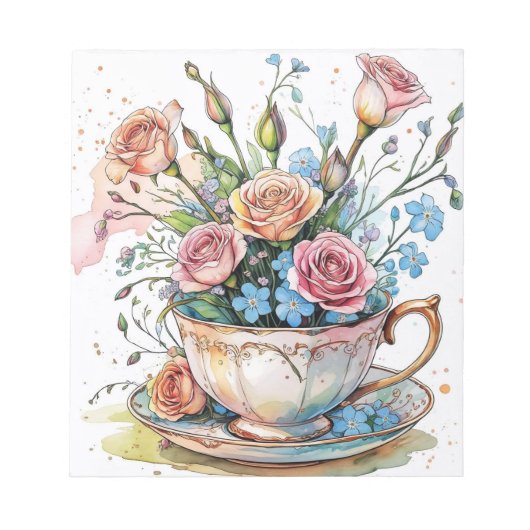 Floral boho phonecase notitieblok (Voorkant)