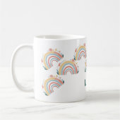 Floral Boho Rainbow Classic Coffee Mug (Gauche)