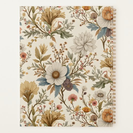 Floral Boho sur beige (Dos)