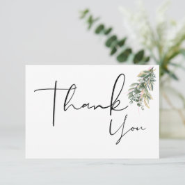 Floral Boho Thank You Cards Bedankkaart