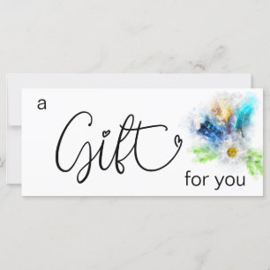 *~* Floral Boho Waterverf Crysta Feathers Heart